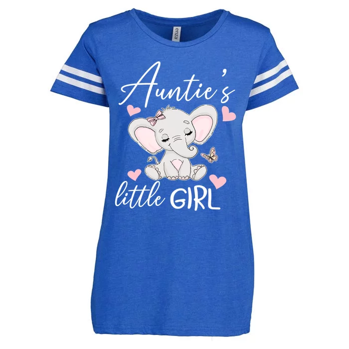 Aunties Little Niece From Aunt To Niece Gift Enza Ladies Jersey Football T-Shirt