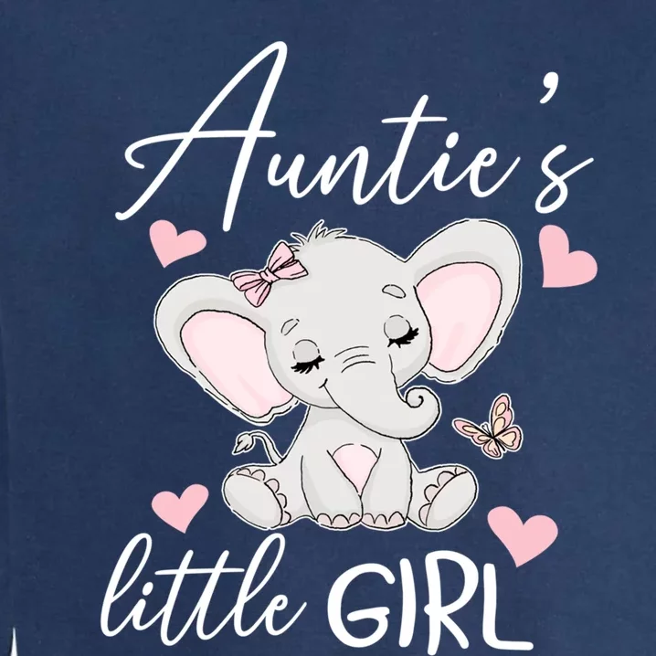 Aunties Little Niece From Aunt To Niece Gift Garment-Dyed Sweatshirt