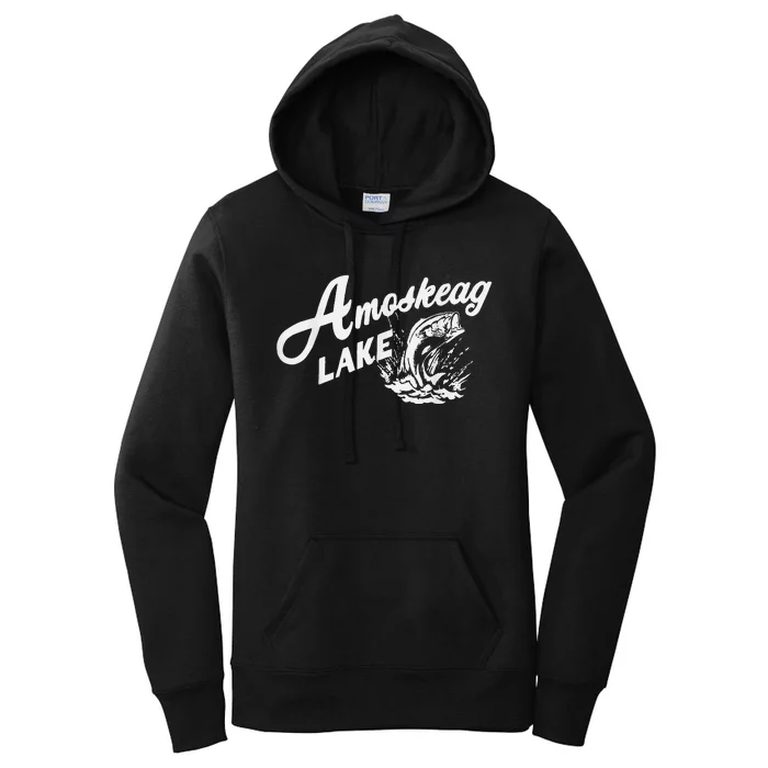 Amoskeag Lake New Hampshire Women's Pullover Hoodie