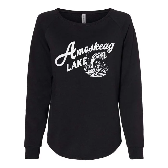 Amoskeag Lake New Hampshire Womens California Wash Sweatshirt