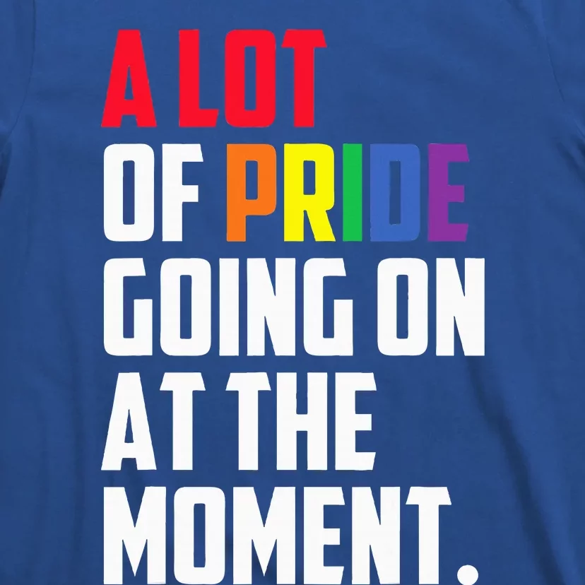 A Lot Of Pride Going On At The Moment Lgbt T-Shirt