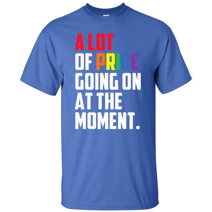 A Lot Of Pride Going On At The Moment Lgbt Tall T-Shirt