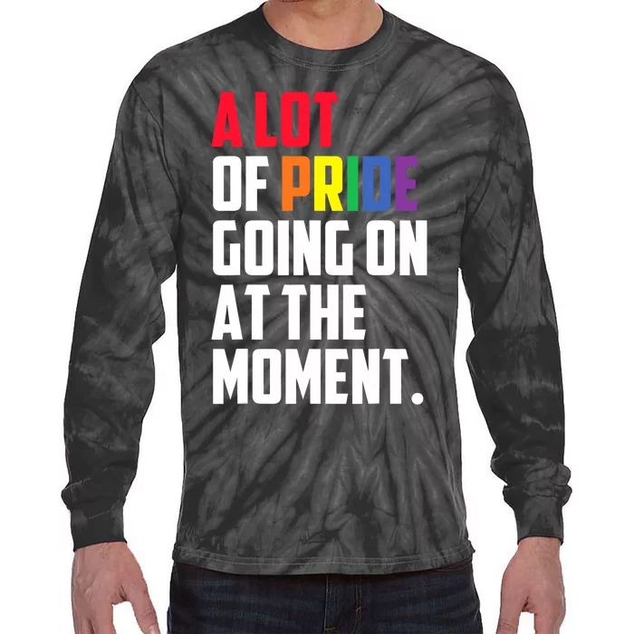 A Lot Of Pride Going On At The Moment Lgbt Pride Month Tie-Dye Long Sleeve Shirt