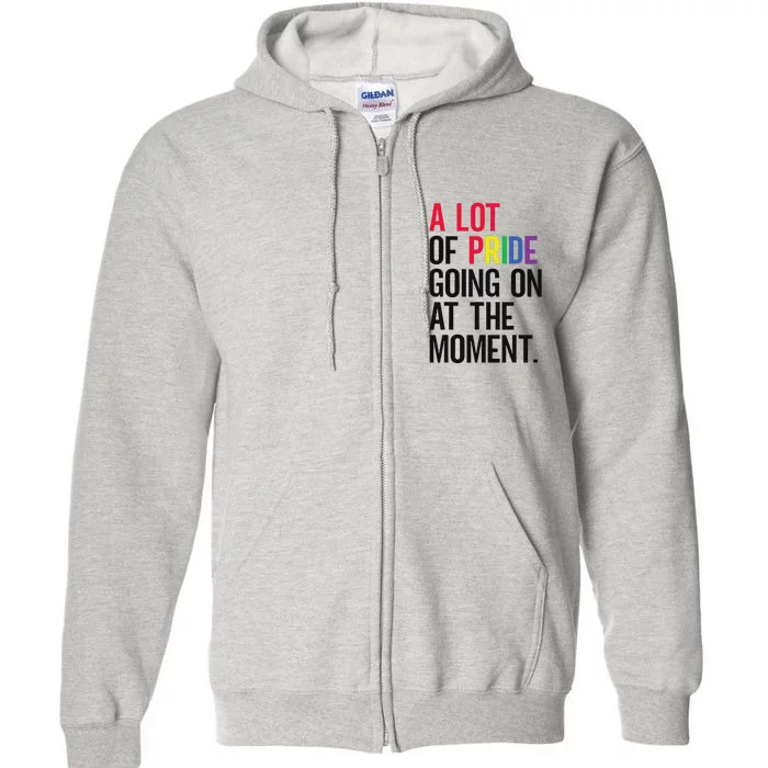 A Lot Of Pride Going On At The Moment Full Zip Hoodie