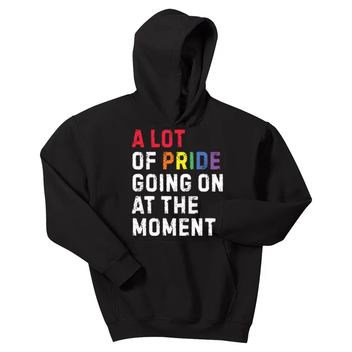 A Lot Of Pride Going On At Moment Kids Hoodie