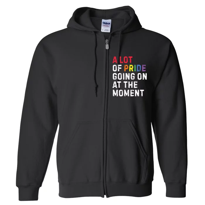 A Lot Of Pride Going On At Moment Full Zip Hoodie