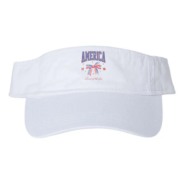 America Land Of The Free Bow Valucap Bio-Washed Visor