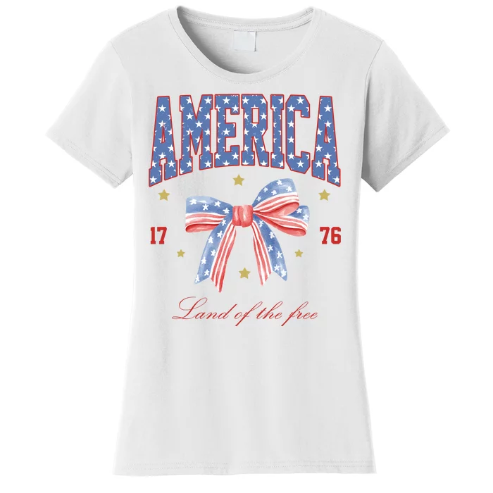 America Land Of The Free Bow Women's T-Shirt