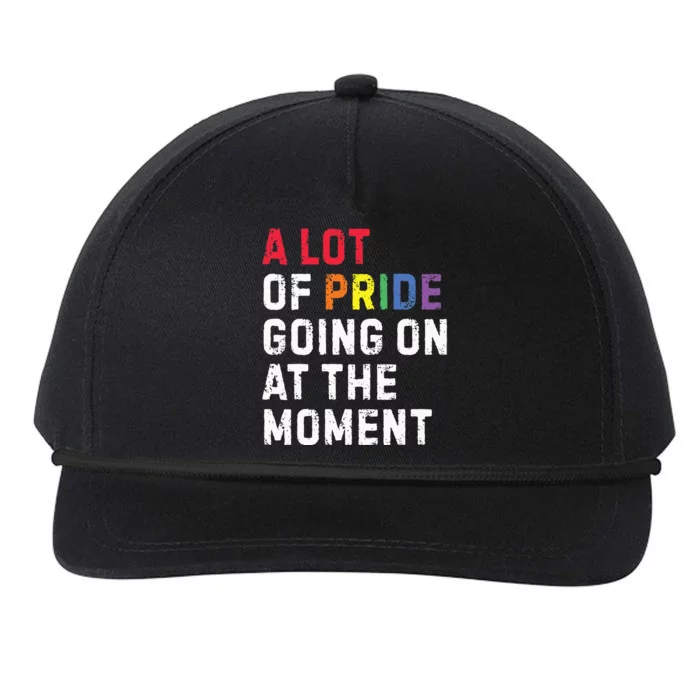 A Lot Of Pride Going On At Moment Snapback Five-Panel Rope Hat