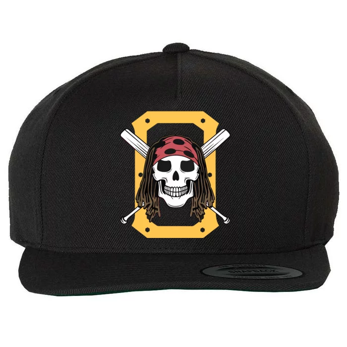 Athlete Logos O Pirate Wool Snapback Cap