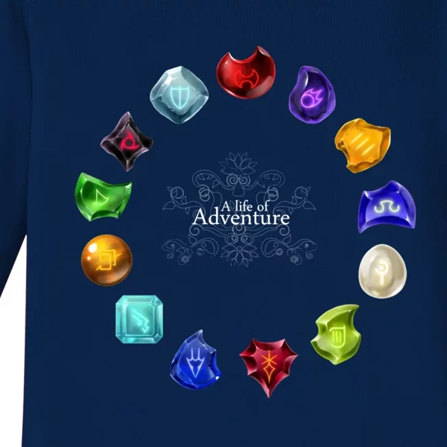 A Life Of Adventure Baby Long Sleeve Bodysuit