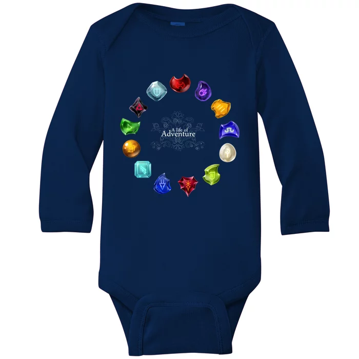 A Life Of Adventure Baby Long Sleeve Bodysuit