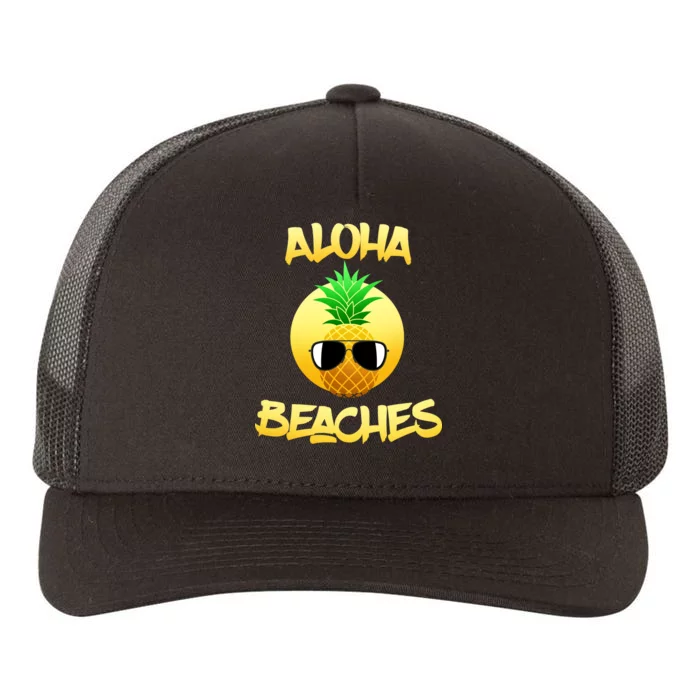 Aloha Beaches Yupoong Adult 5-Panel Trucker Hat