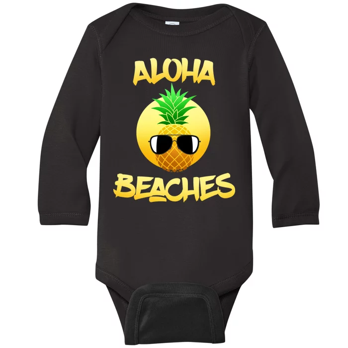 Aloha Beaches Baby Long Sleeve Bodysuit