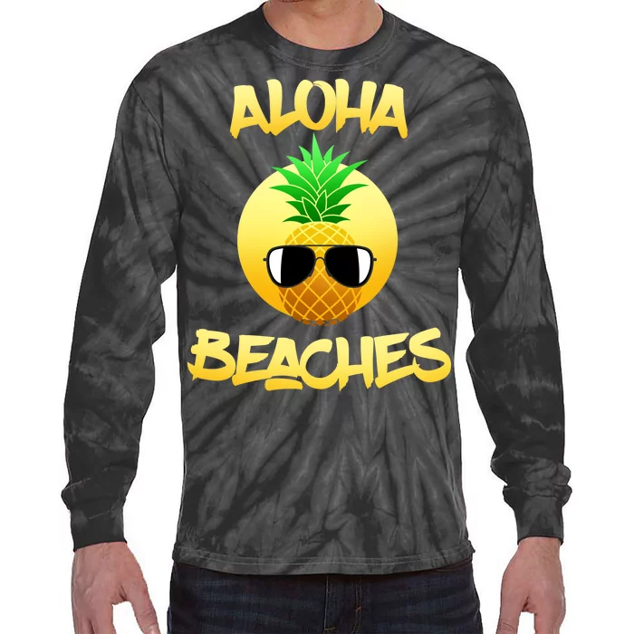 Aloha Beaches Tie-Dye Long Sleeve Shirt