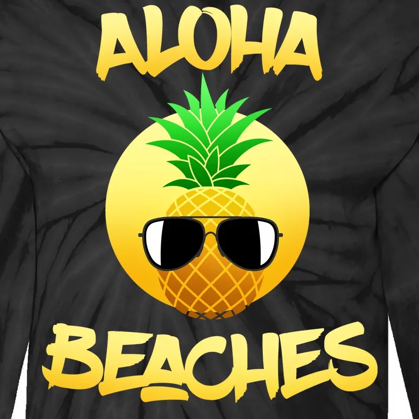 Aloha Beaches Tie-Dye Long Sleeve Shirt