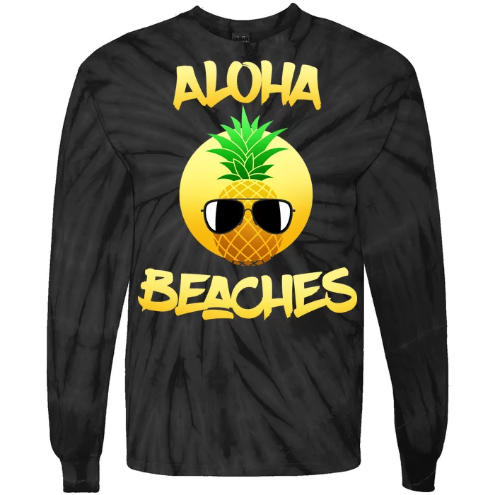 Aloha Beaches Tie-Dye Long Sleeve Shirt