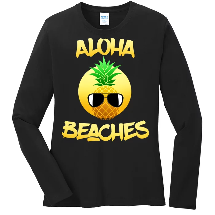 Aloha Beaches Ladies Long Sleeve Shirt