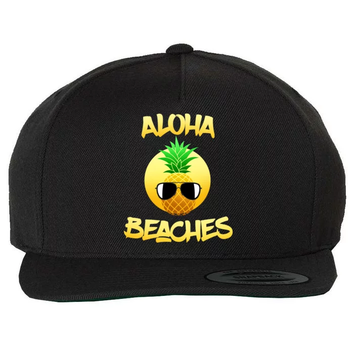 Aloha Beaches Wool Snapback Cap