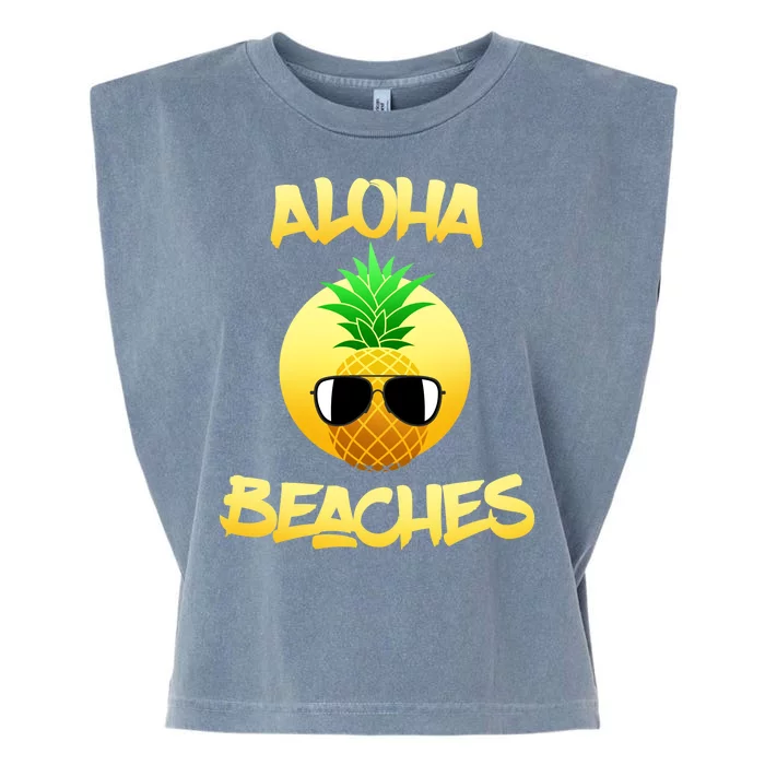 Aloha Beaches Garment-Dyed Women's Muscle Tee