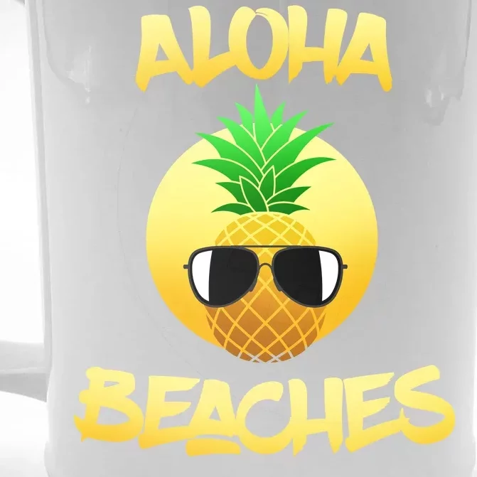 Aloha Beaches Front & Back Beer Stein