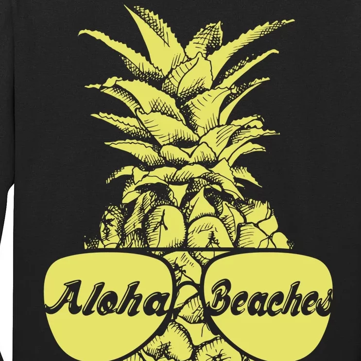 Aloha Beaches Pineapple Tall Long Sleeve T-Shirt