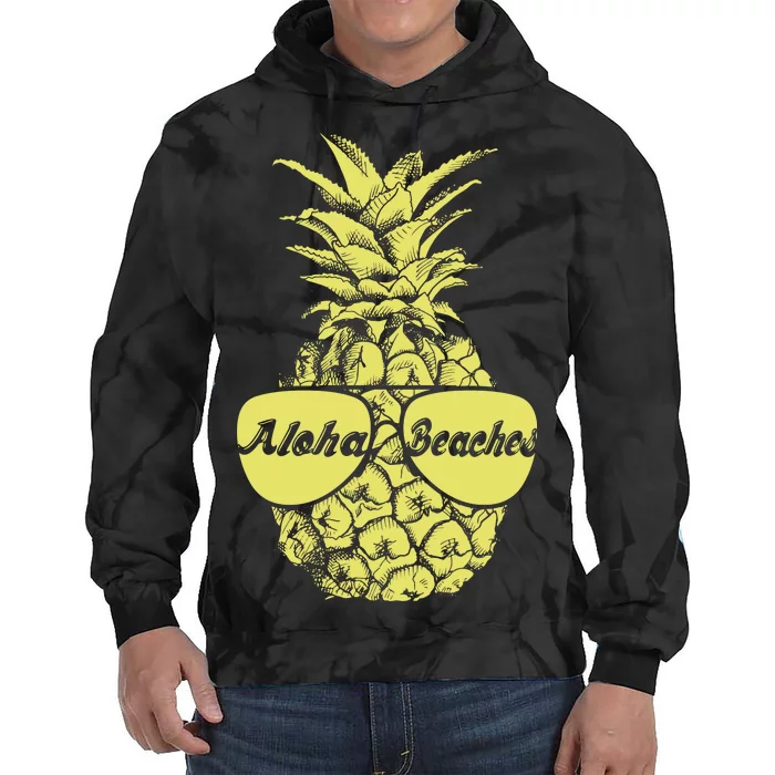 Aloha Beaches Pineapple Tie Dye Hoodie