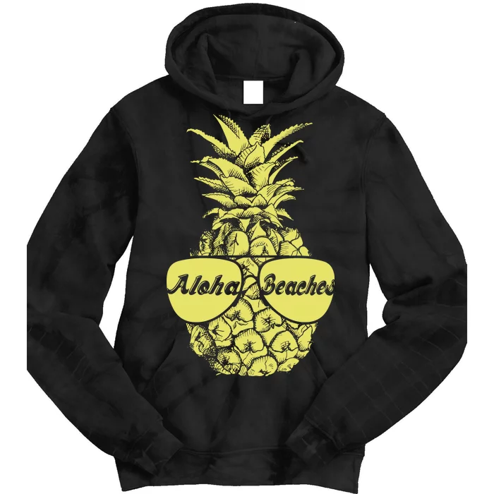 Aloha Beaches Pineapple Tie Dye Hoodie