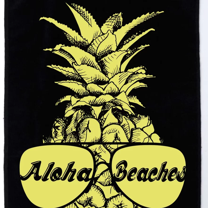 Aloha Beaches Pineapple Platinum Collection Golf Towel