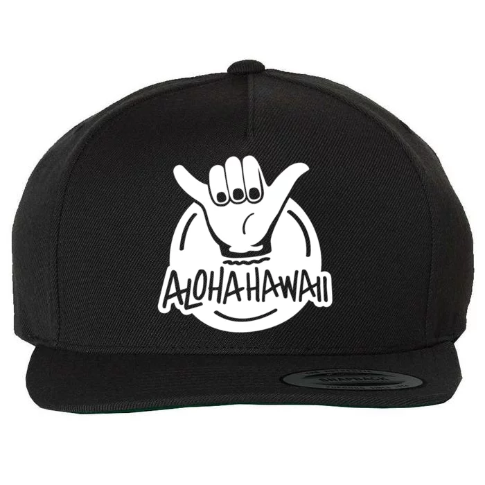 Aloha Hawaii Hand Wool Snapback Cap