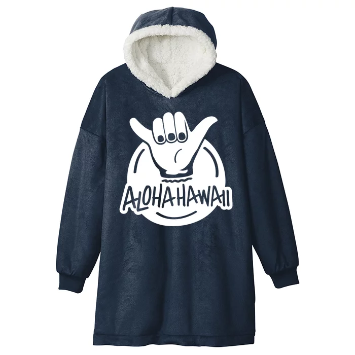 Aloha Hawaii Hand Hooded Wearable Blanket