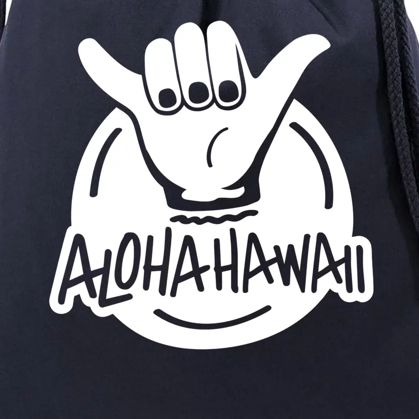 Aloha Hawaii Hand Drawstring Bag