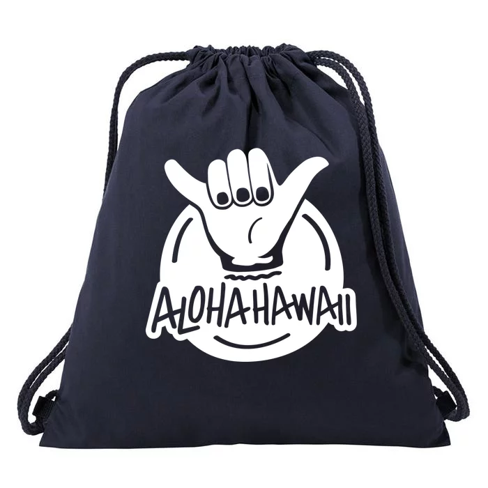 Aloha Hawaii Hand Drawstring Bag