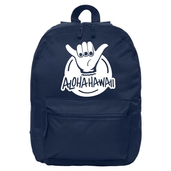 Aloha Hawaii Hand 16 in Basic Backpack