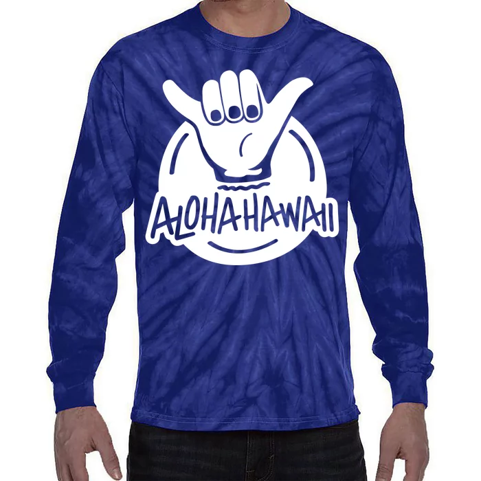 Aloha Hawaii Hand Tie-Dye Long Sleeve Shirt