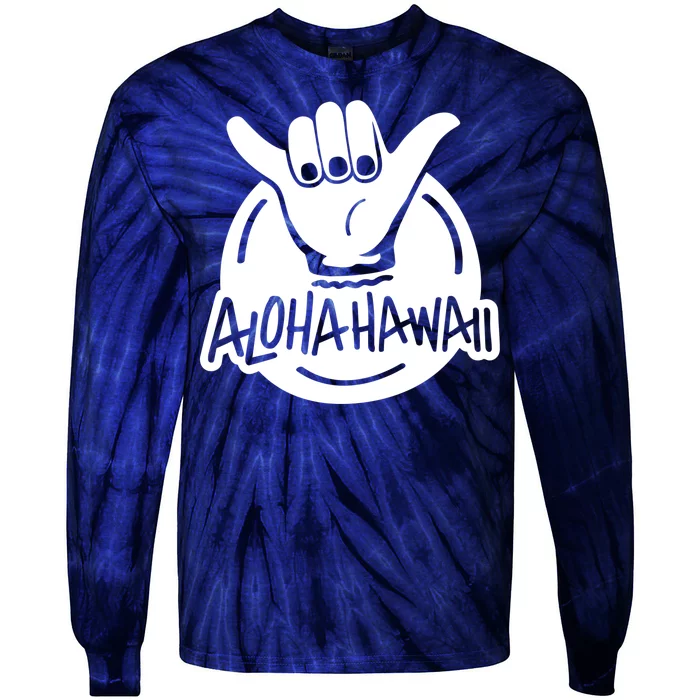 Aloha Hawaii Hand Tie-Dye Long Sleeve Shirt