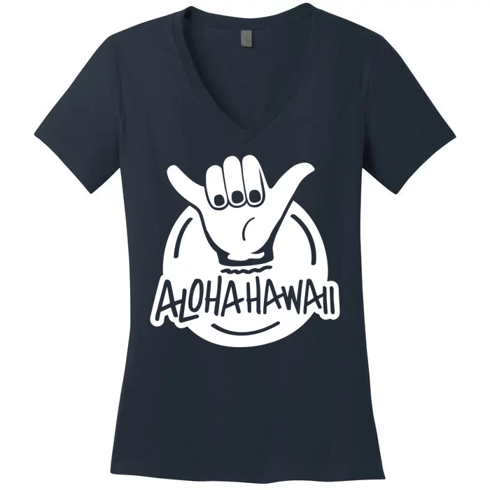 Aloha Hawaii Hand Women's V-Neck T-Shirt