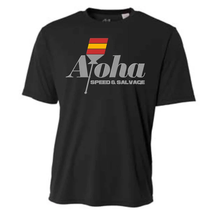 Aloha Speed And Salvage Logo Cooling Performance Crew T-Shirt