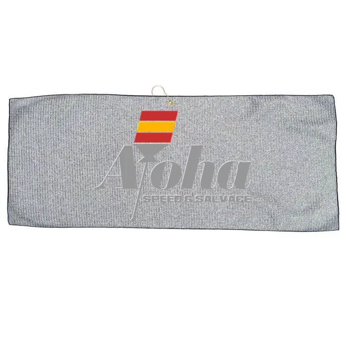 Aloha Speed And Salvage Logo Large Microfiber Waffle Golf Towel