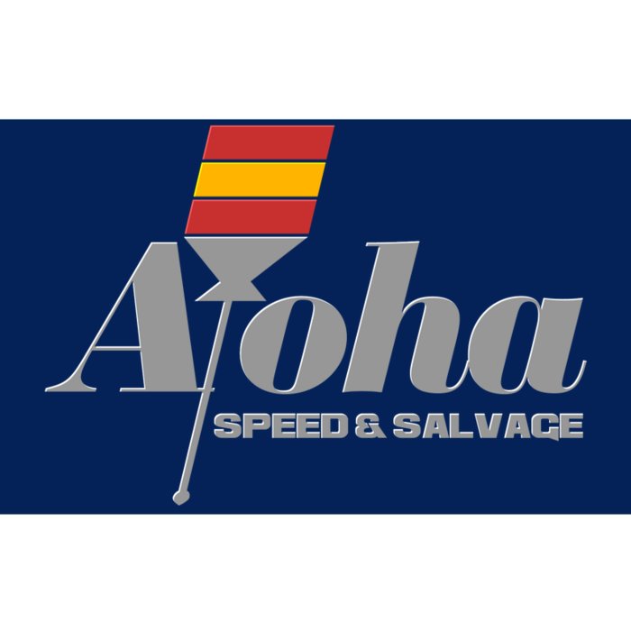 Aloha Speed And Salvage Logo Bumper Sticker