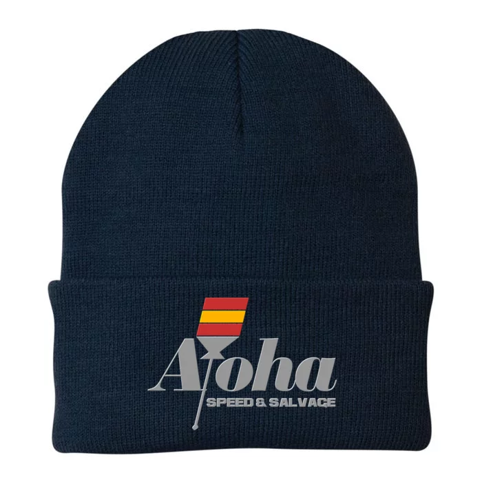 Aloha Speed And Salvage Logo Knit Cap Winter Beanie