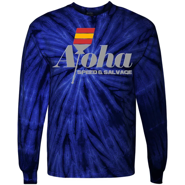 Aloha Speed And Salvage Logo Tie-Dye Long Sleeve Shirt