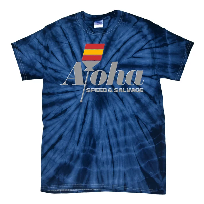 Aloha Speed And Salvage Logo Tie-Dye T-Shirt