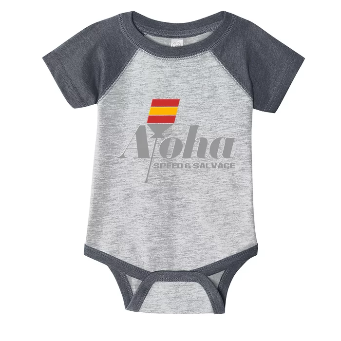 Aloha Speed And Salvage Logo Infant Baby Jersey Bodysuit