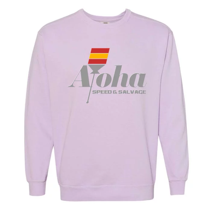 Aloha Speed And Salvage Logo Garment-Dyed Sweatshirt