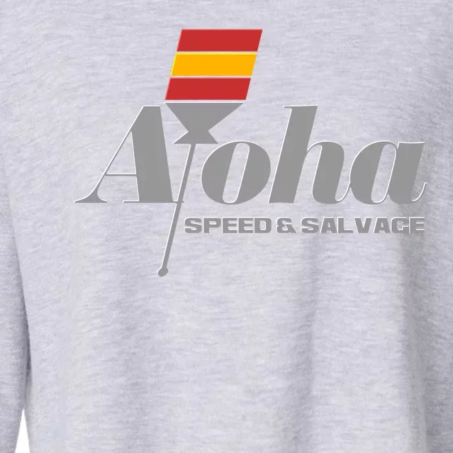 Aloha Speed And Salvage Logo Cropped Pullover Crew