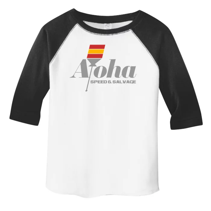 Aloha Speed And Salvage Logo Toddler Fine Jersey T-Shirt