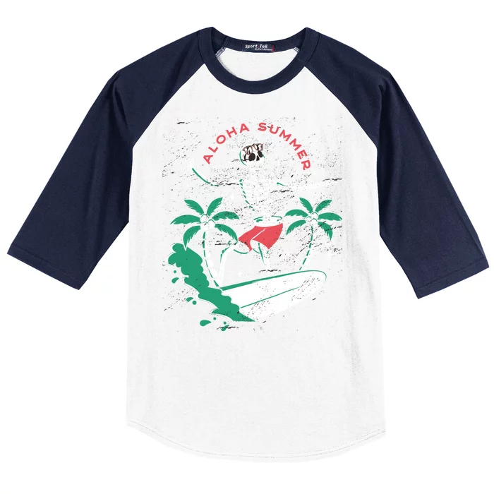 Aloha Summer Baseball Sleeve Shirt