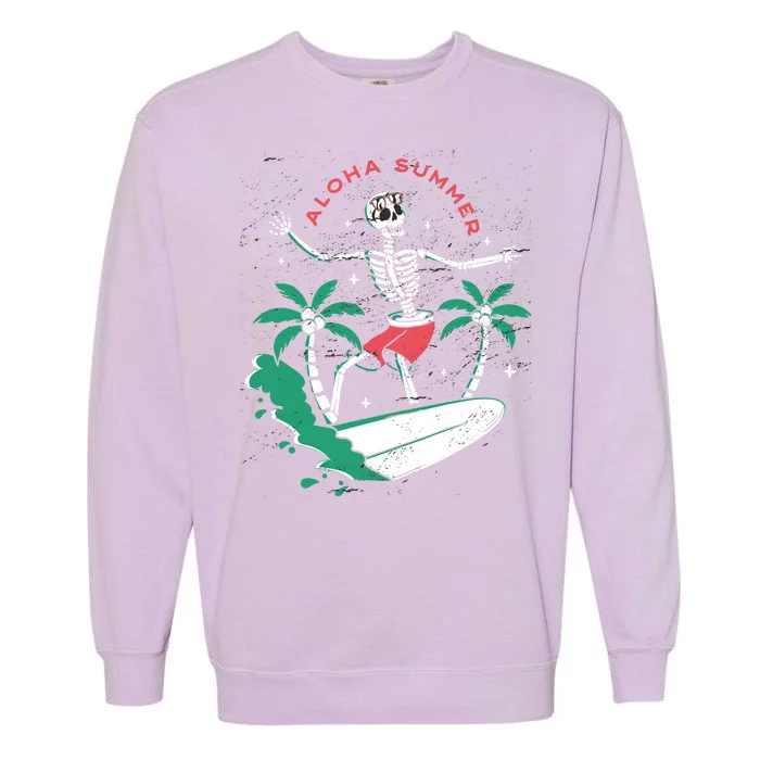 Aloha Summer Garment-Dyed Sweatshirt