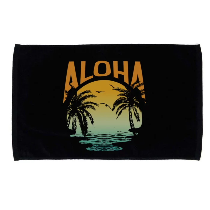 Aloha Summer Beach Microfiber Hand Towel